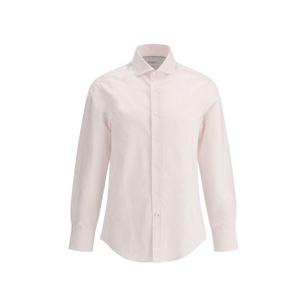 Chemise Brunello Cucinelli rayée bicolore