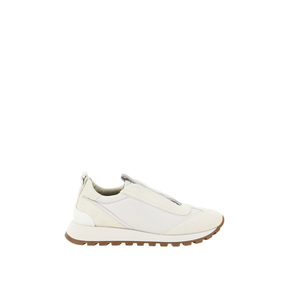 Baskets Brunello Cucinelli slip-on beiges