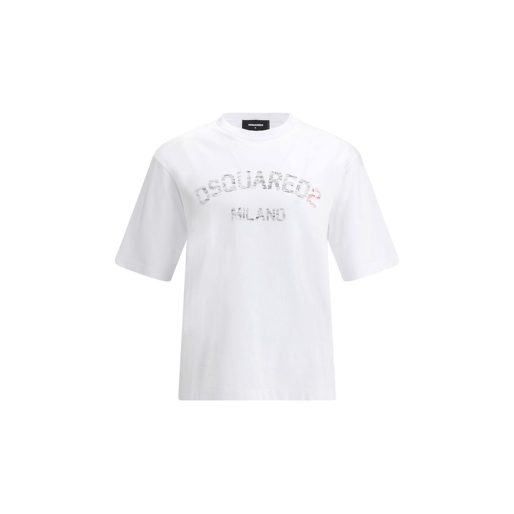 T-shirt Dsquared2 oversize blanc