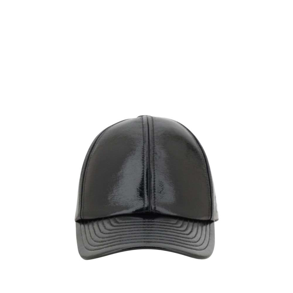 Casquette Courrèges en coton brillante