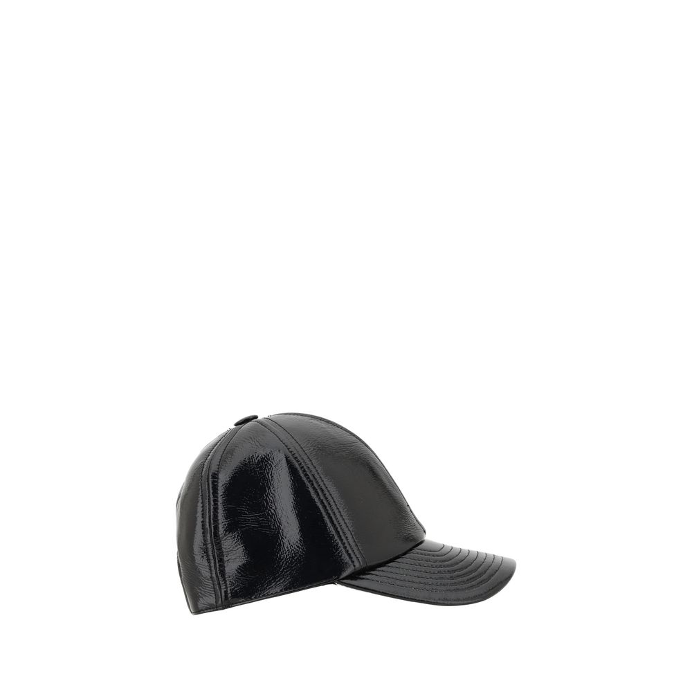 Casquette Courrèges en coton brillante