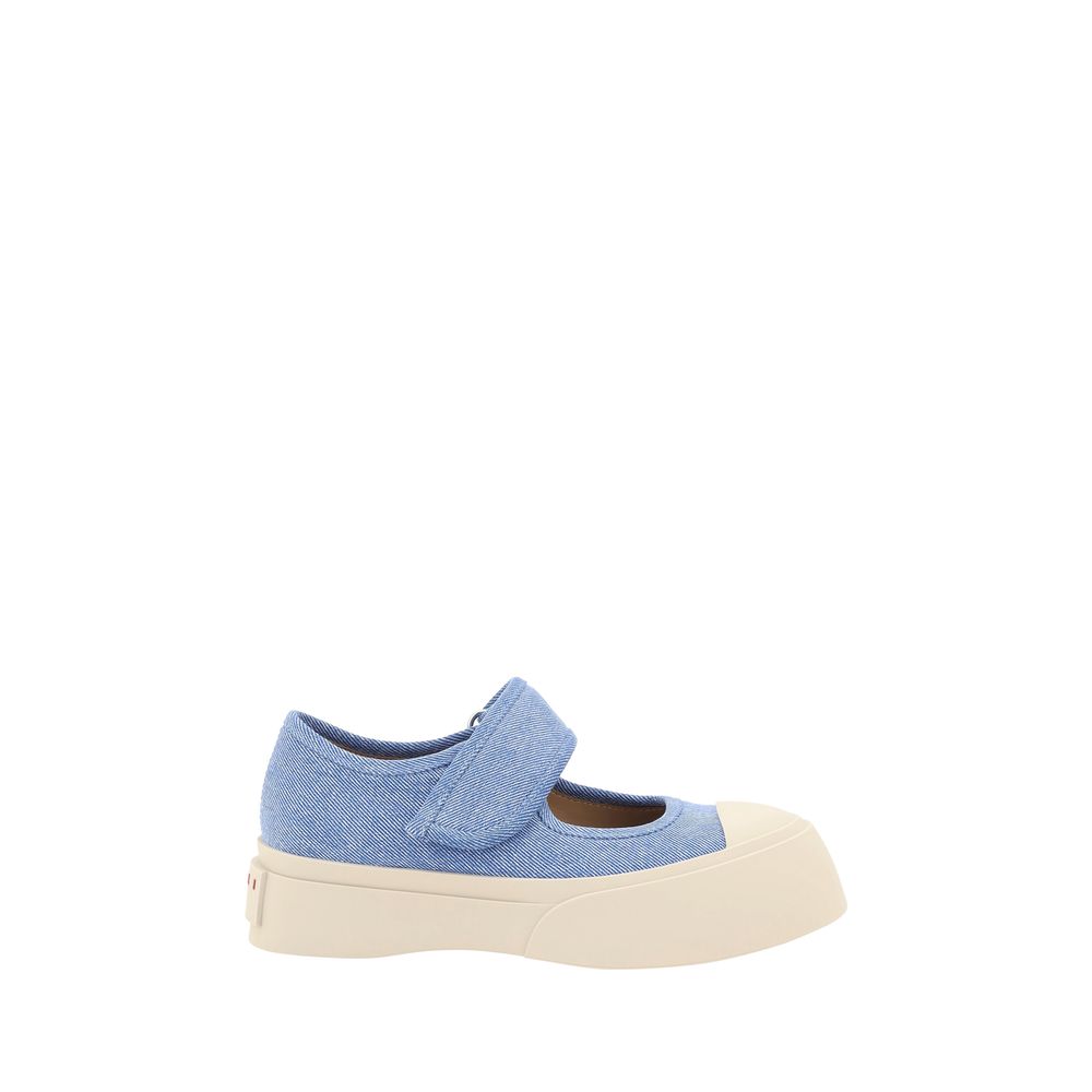 Baskets Marni Mary Jane en denim