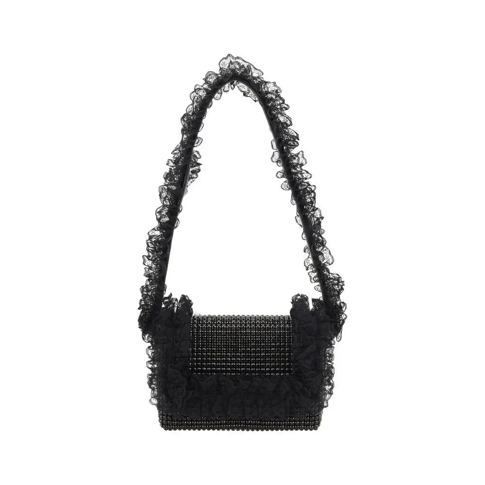 Sac épaule Self-Portrait Crystal Lace transparent Self-Portrait