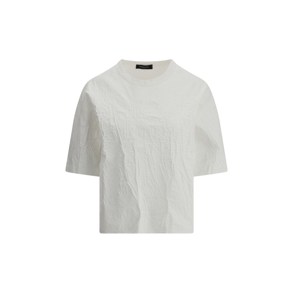 T-shirt Fabiana Filippi Crackle noir