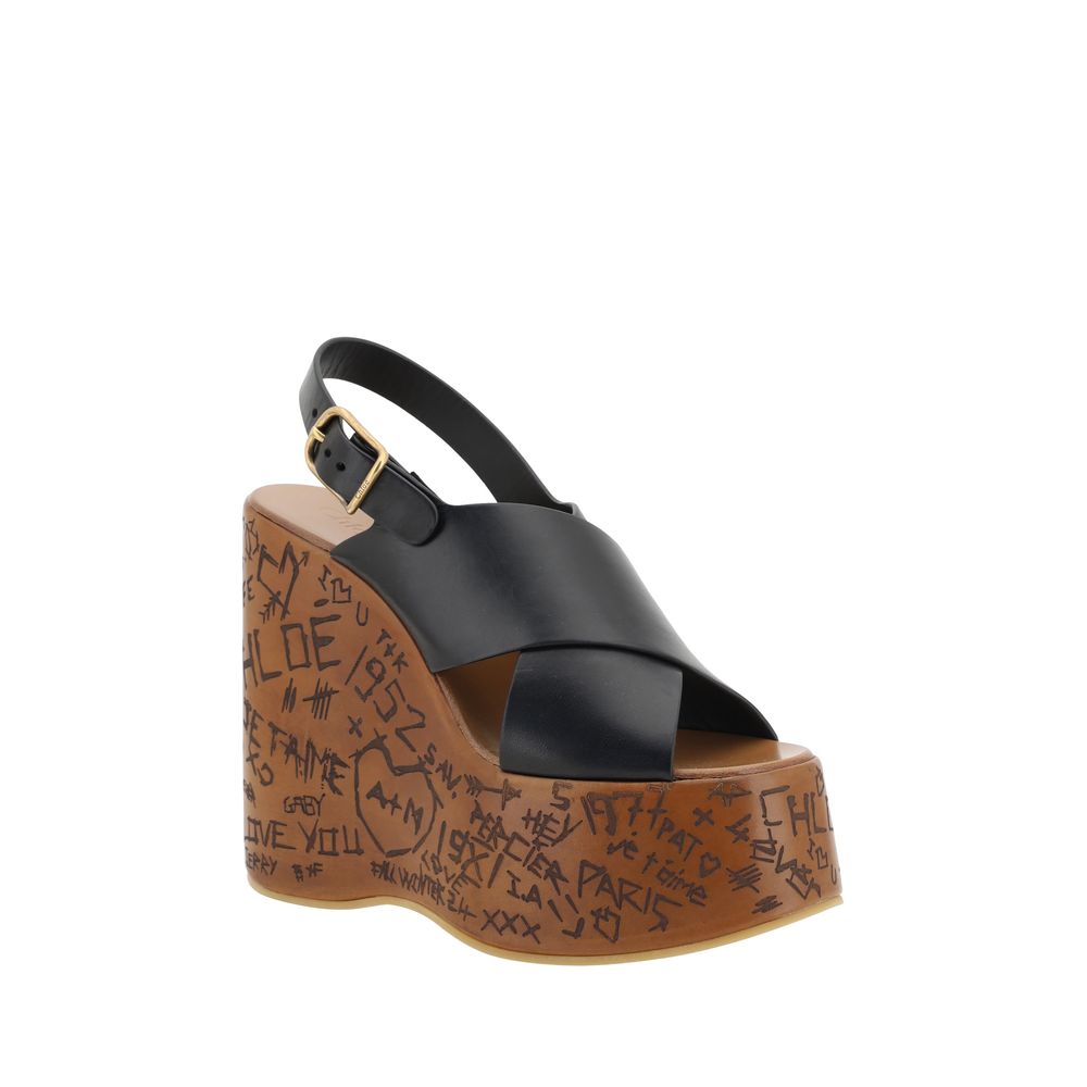 Sandales Chloé Maxime noires