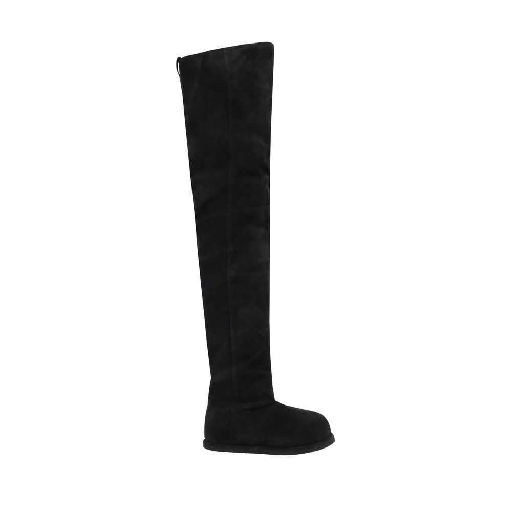 Bottines Amina Muaddi Heidi noires