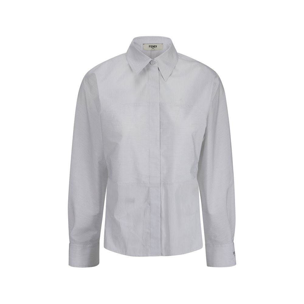 Chemise Fendi à rayures multicolores