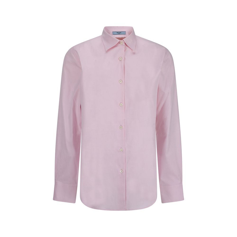 Chemise Prada en coton monochrome