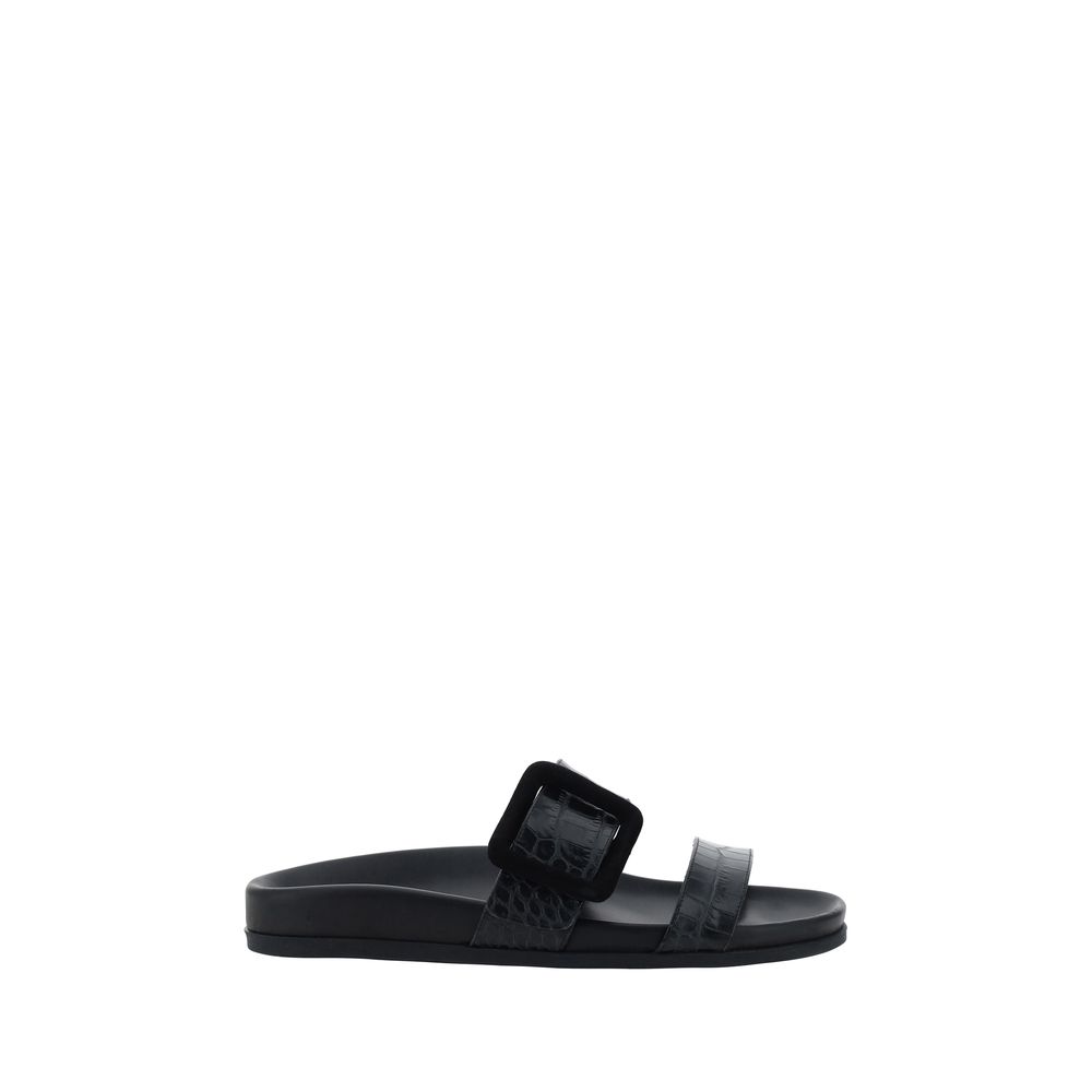 Sandales Manolo Blahnik Mayfu noires