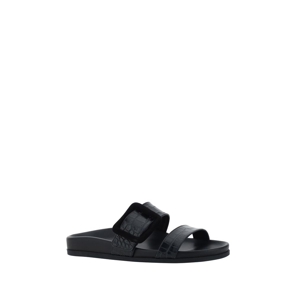 Sandales Manolo Blahnik Mayfu noires