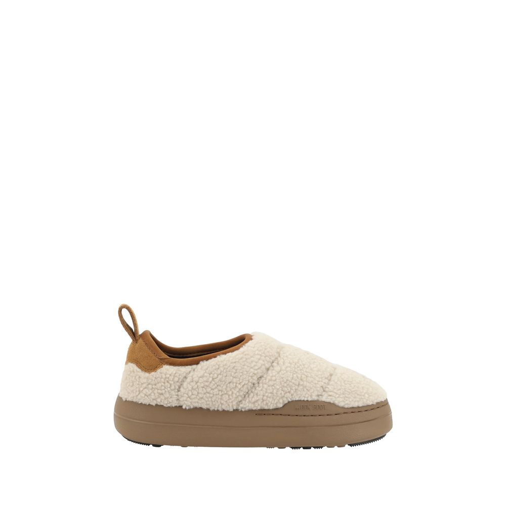 Bottines Moon Boot Park Puffer beiges