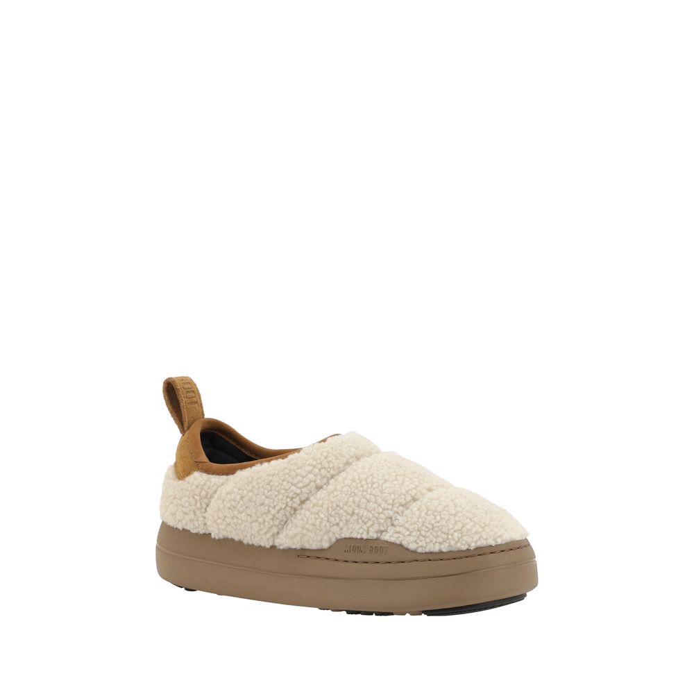 Bottines Moon Boot Park Puffer beiges