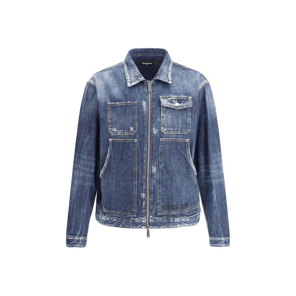 Veste Dsquared2 Carpenter bleue vintage