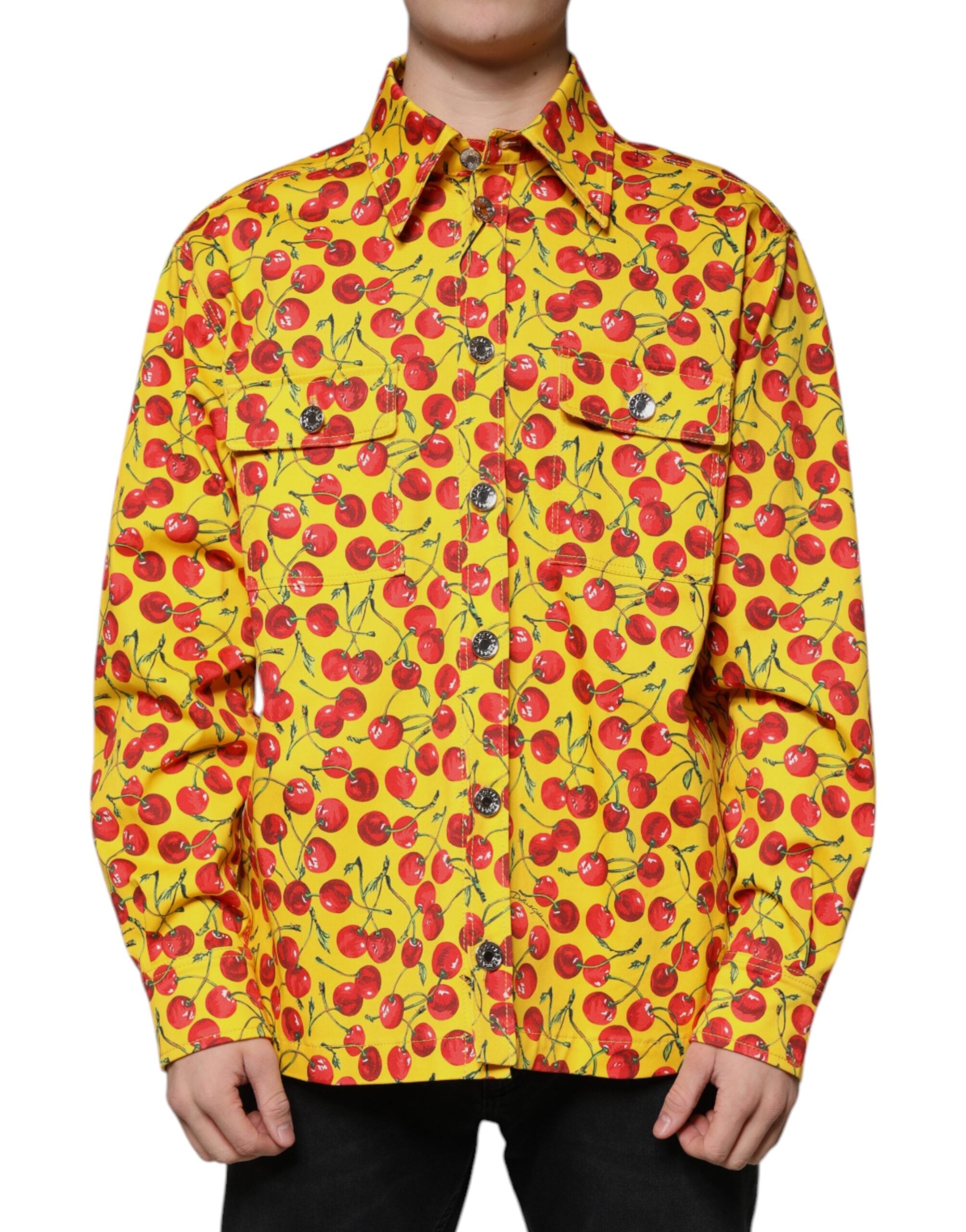 Chemise Dolce & Gabbana à cerises jaunes