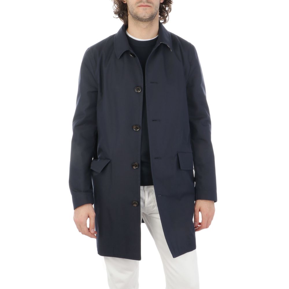 Veste Aquascutum à carreaux bleue