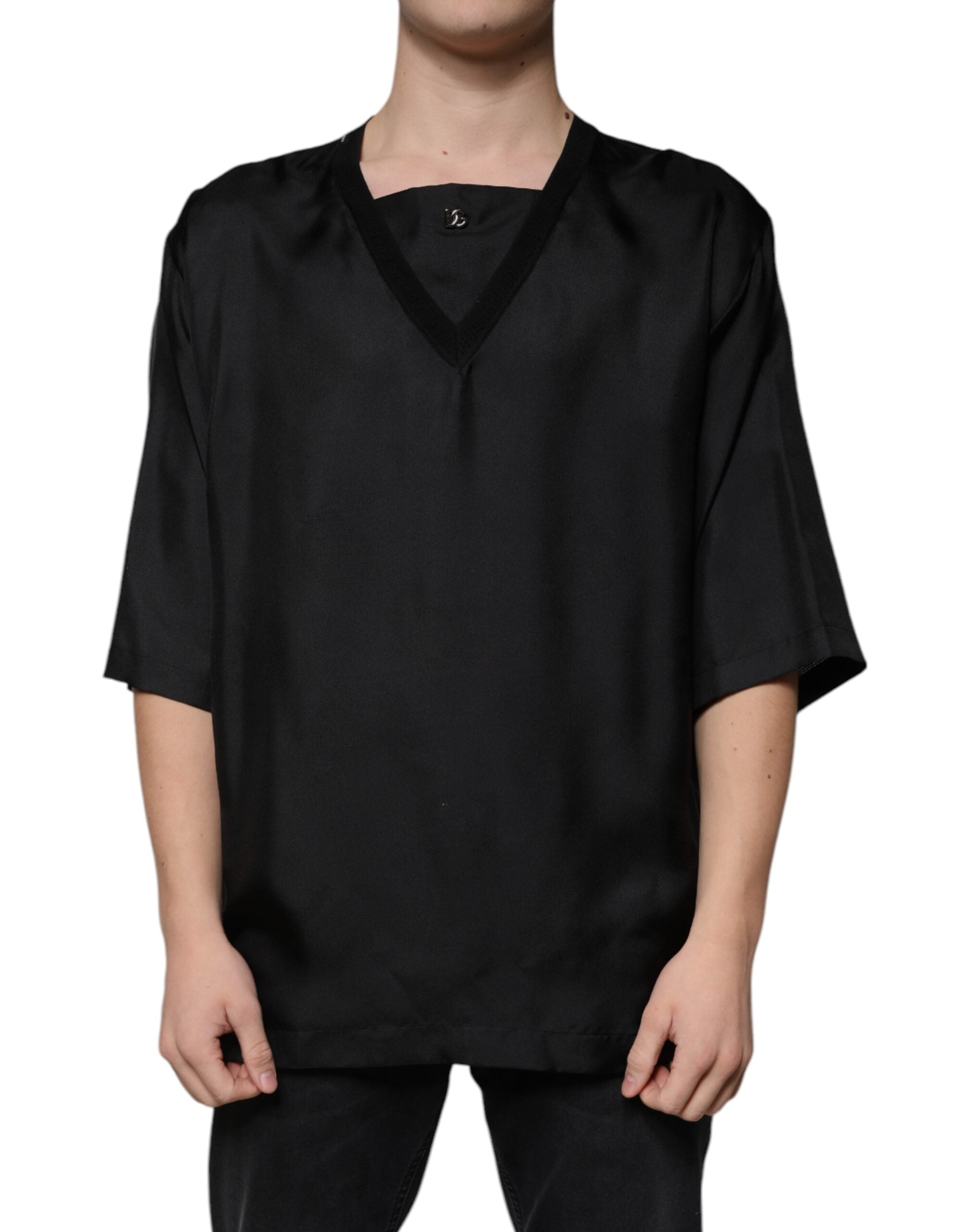 T-shirt Dolce & Gabbana carré noir