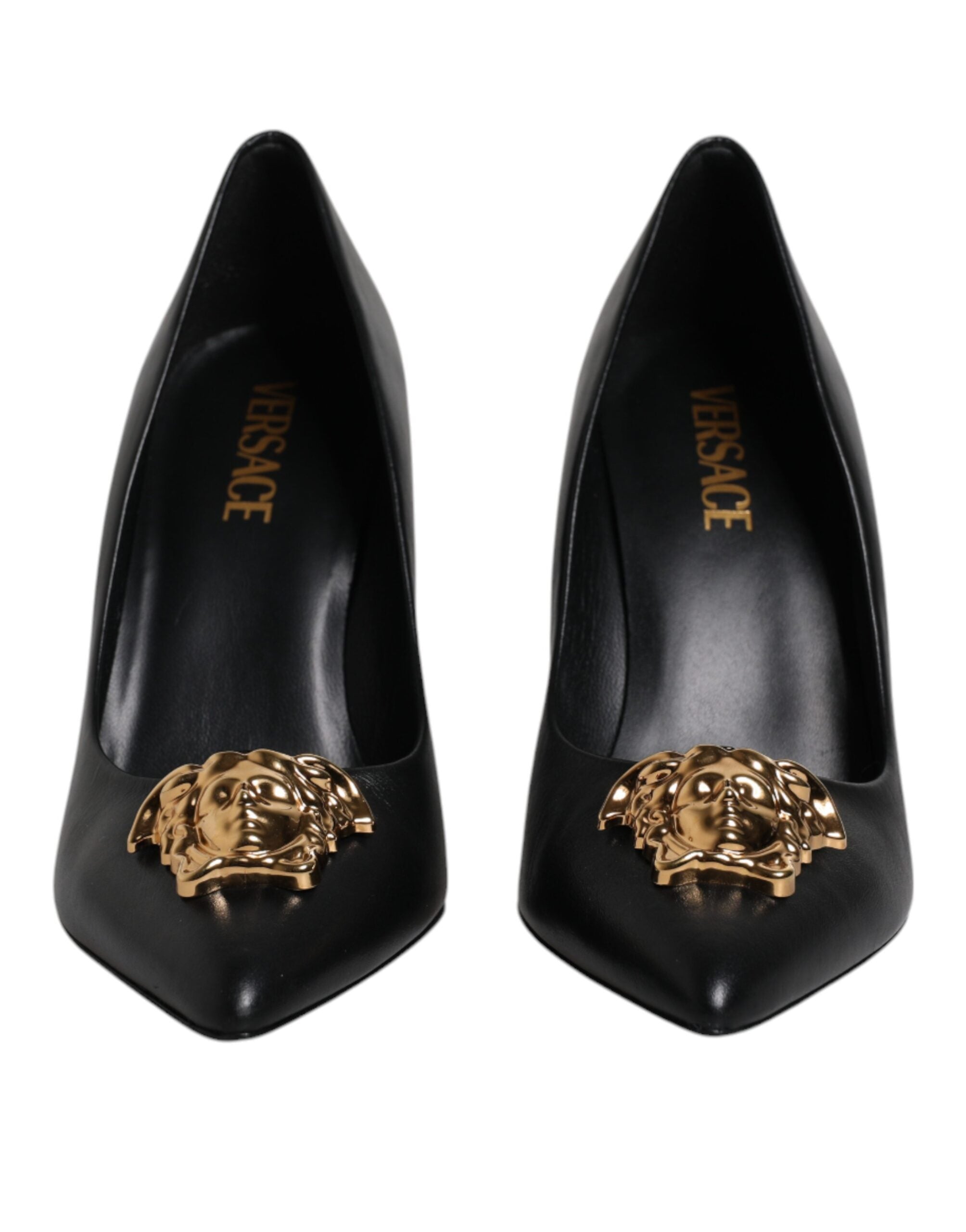 Pumps Versace logo noir
