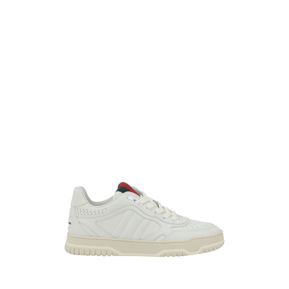 Baskets Gucci Re-Web blanches