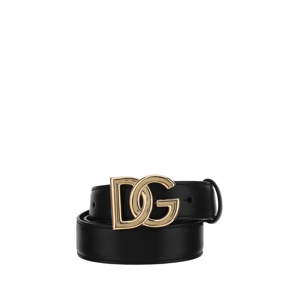 Ceinture Dolce&Gabbana avec monogramme noire