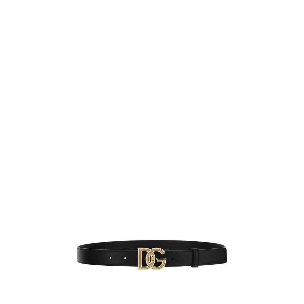 Ceinture Dolce&Gabbana avec monogramme noire