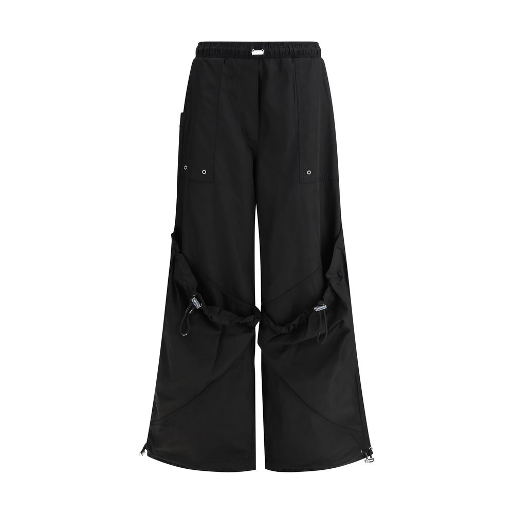 Pantalons cargo The Attico noirs