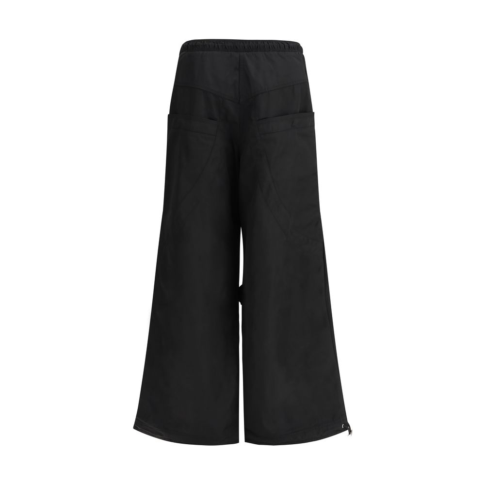 Pantalons cargo The Attico noirs