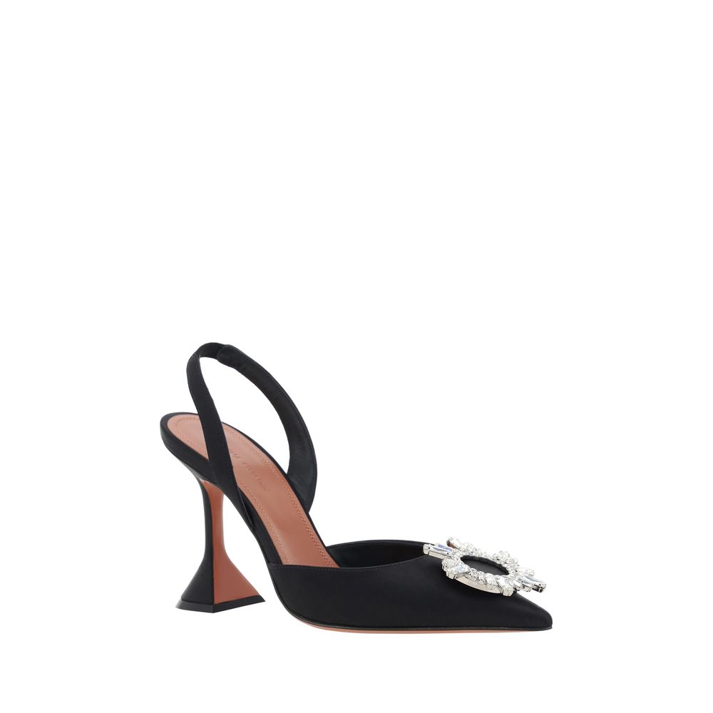 Pompes Amina Muaddi Begum noires