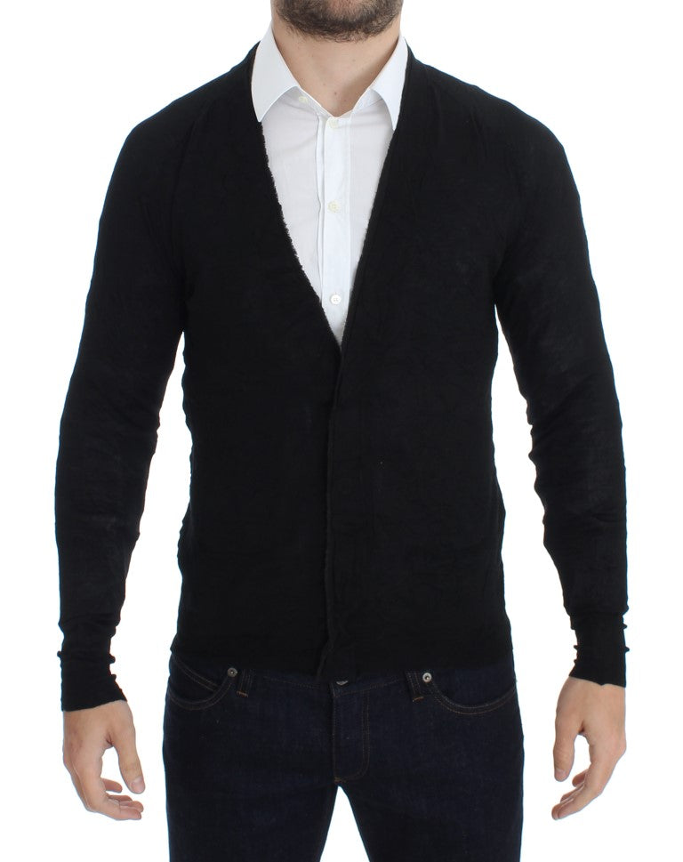 Cardigan Costume National HOMME noir