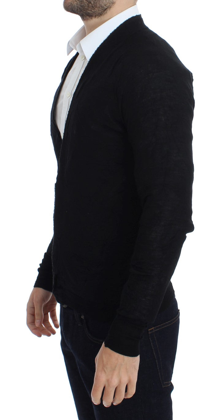 Cardigan Costume National HOMME noir