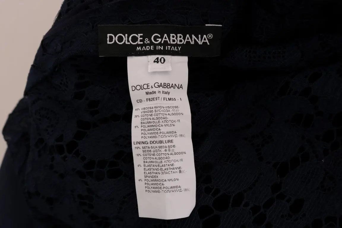 Robe Dolce & Gabbana Taormina bleue Dolce & Gabbana