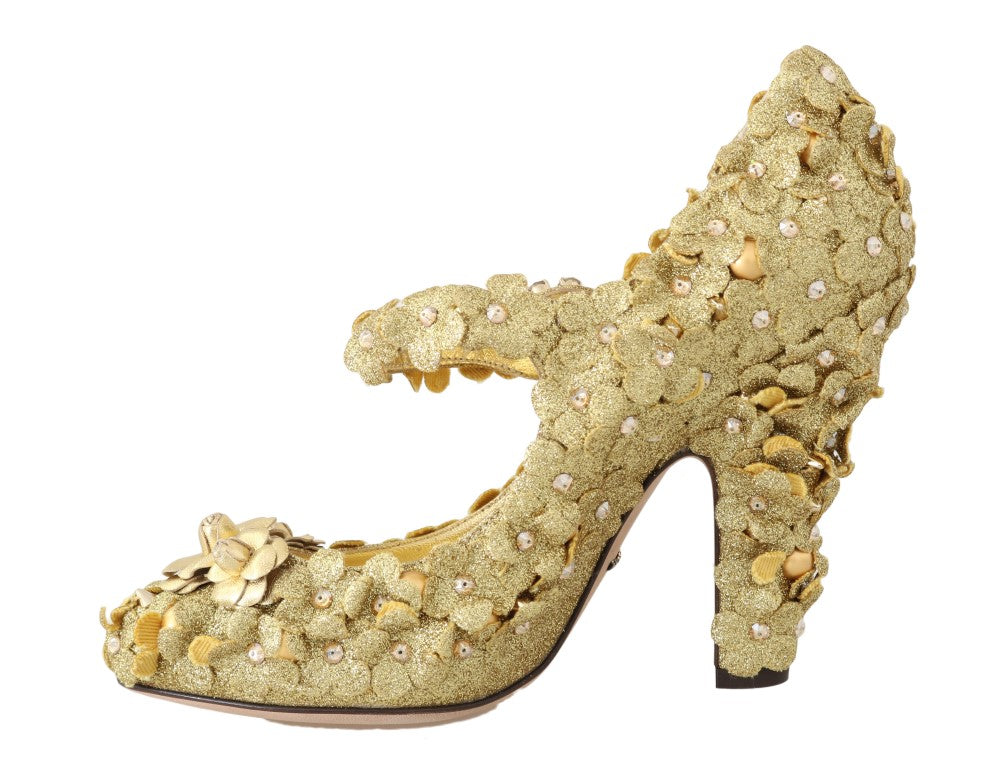 Pumps Dolce & Gabbana Mary Janes dorées