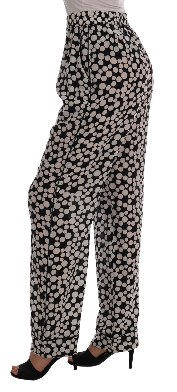 Pantalons Dolce & Gabbana à pois noirs