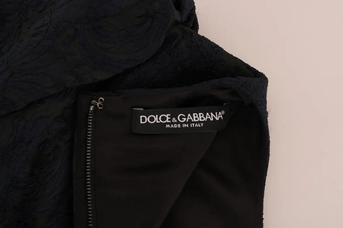 Robe Dolce & Gabbana mini noire et bleue Dolce & Gabbana