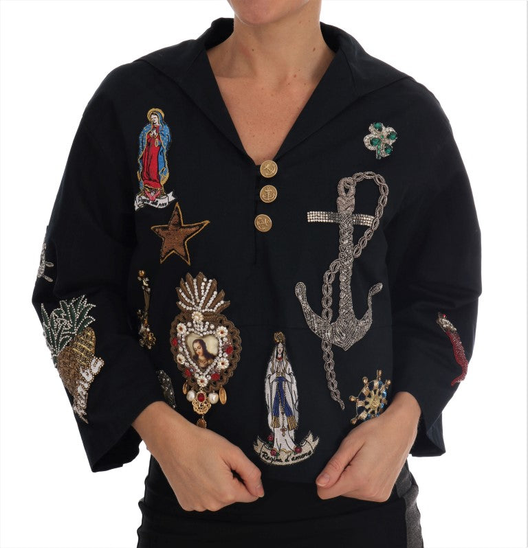 Manteau Dolce & Gabbana Fairy Tale bleu