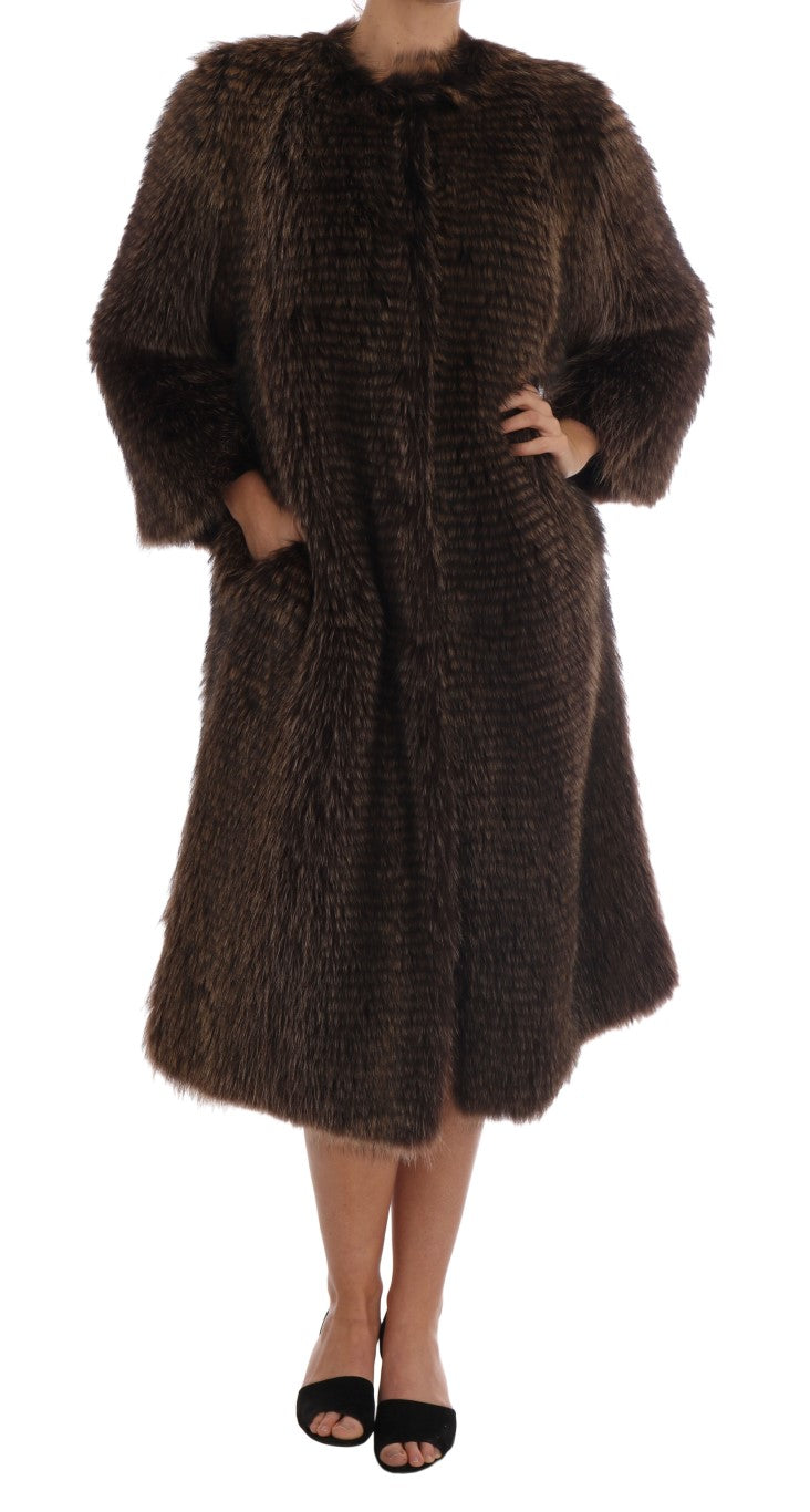 Manteau Dolce & Gabbana en raton brun