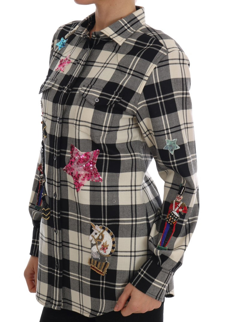 Chemise Dolce & Gabbana Fairy Tale noire et blanche