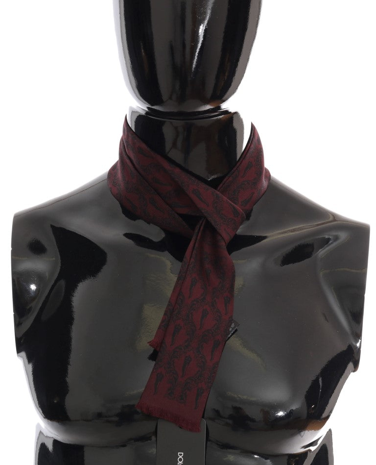 Écharpe Dolce & Gabbana Chili bordeaux