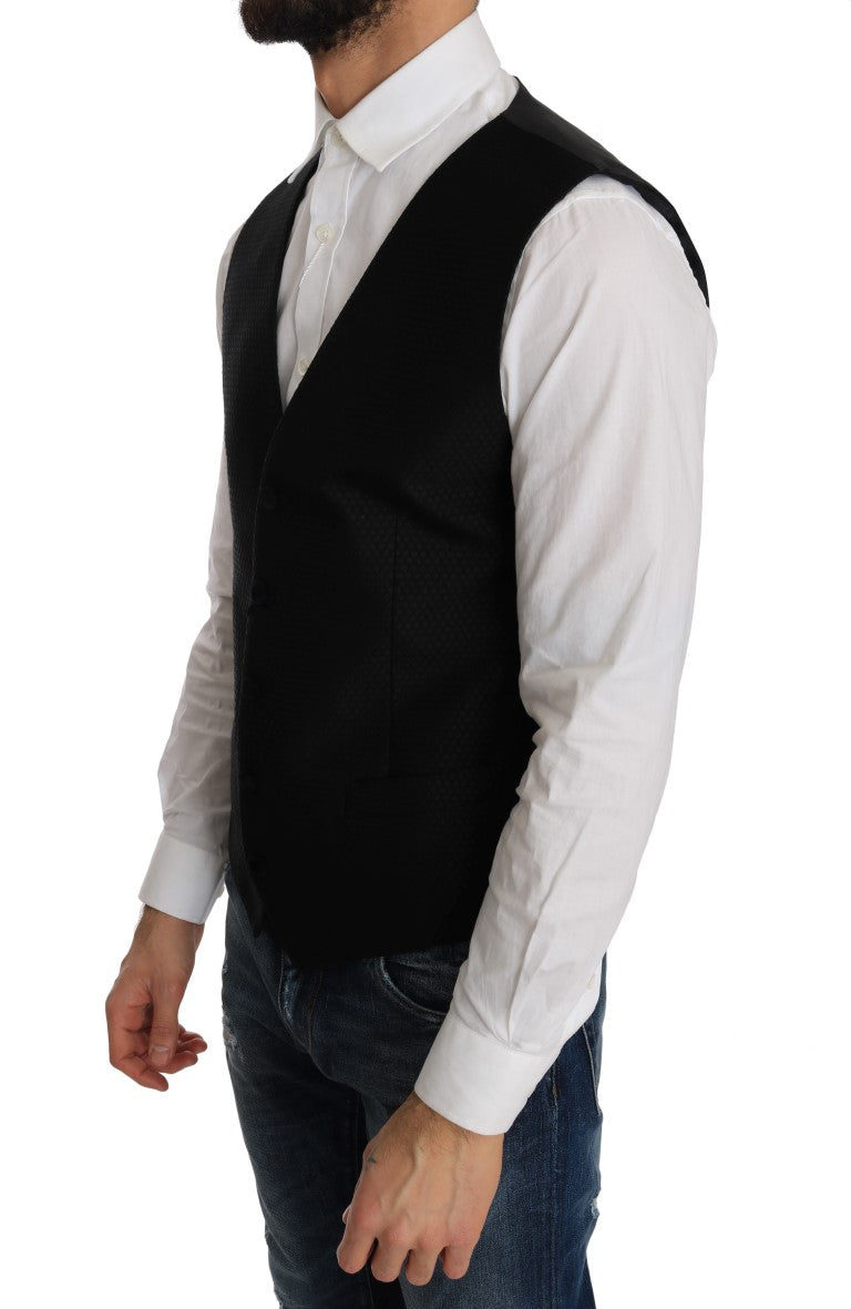 Gilet Dolce & Gabbana à pois noirs