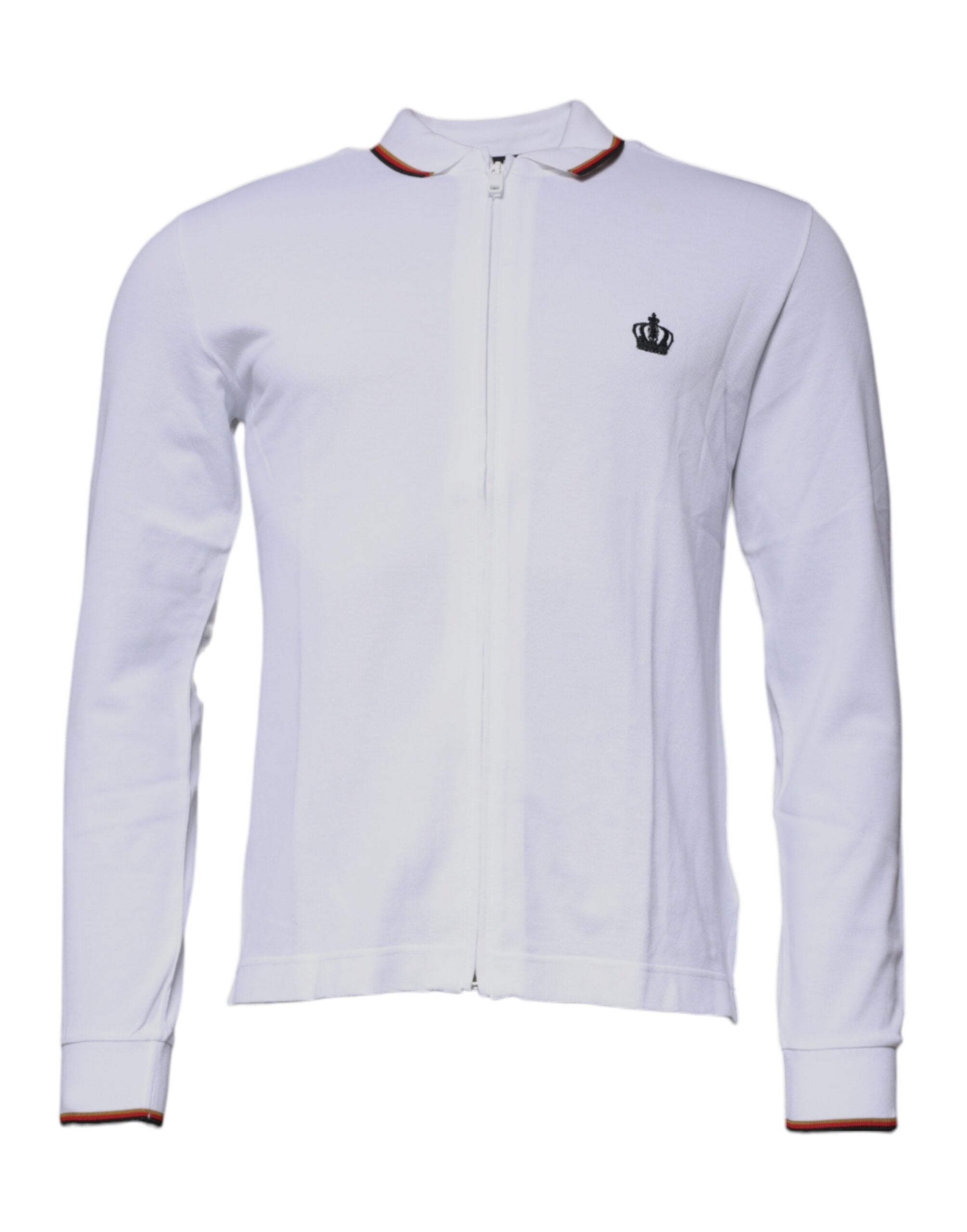 Sweat à zip Dolce & Gabbana blanc
