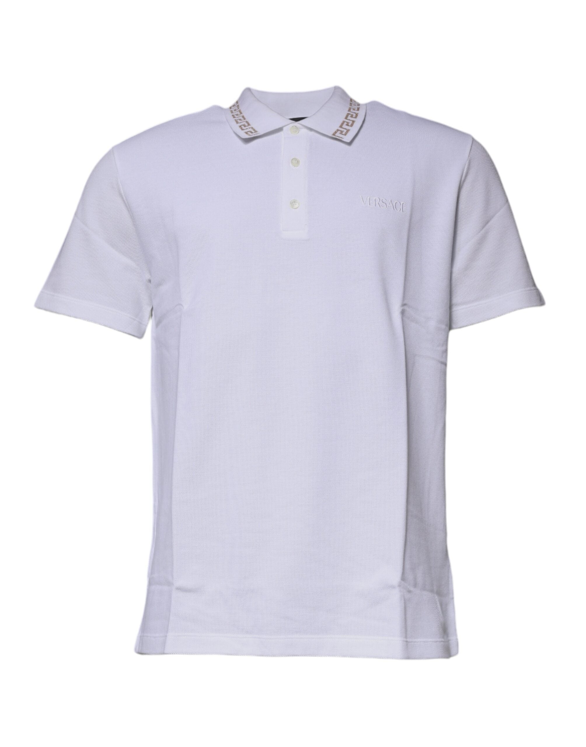 Polo Versace collier blanc