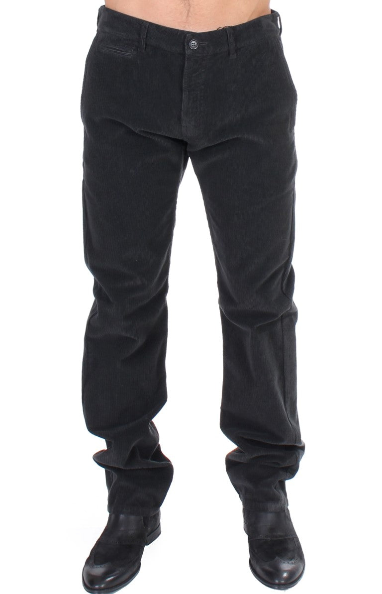 Pantalon GF Ferre Straight fit noirs