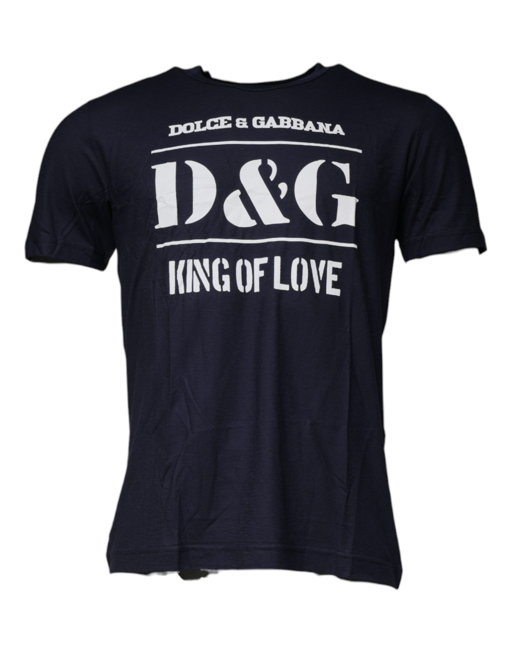 T-shirt Dolce & Gabbana King Of Love bleu
