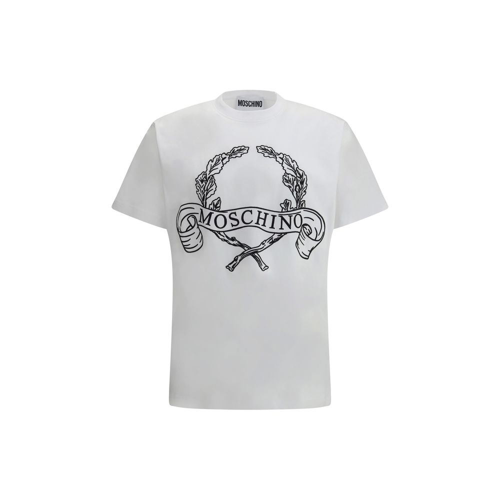 T-shirt Moschino avec monogramme noir