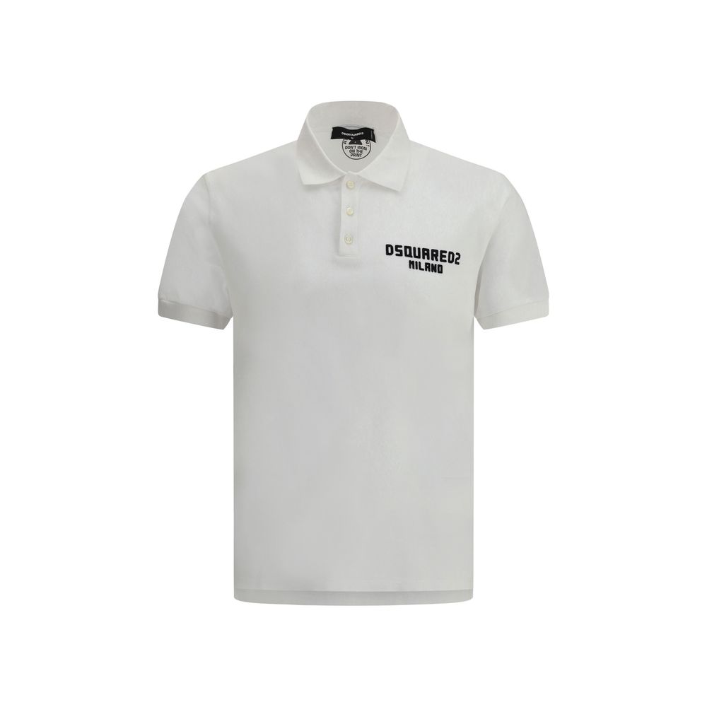 Polo Dsquared2 Tennis blanc