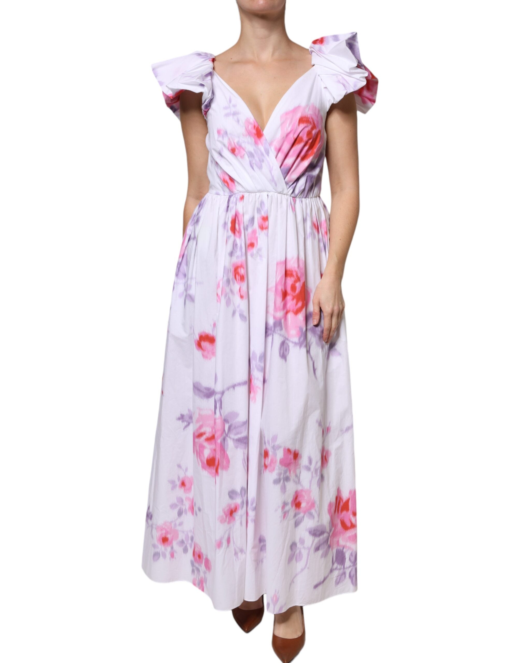 Robe maxi Philosophy di Lorenzo Serafini blanche