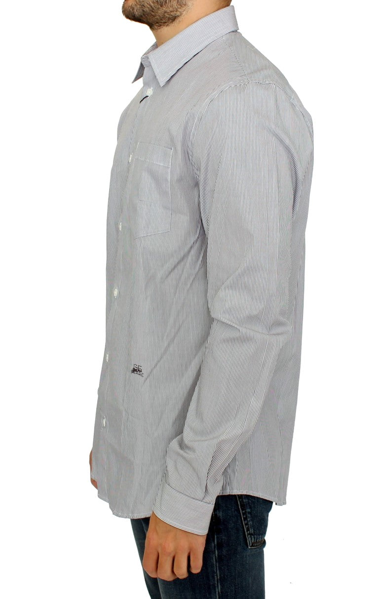 Chemise GF Ferre rayée grise