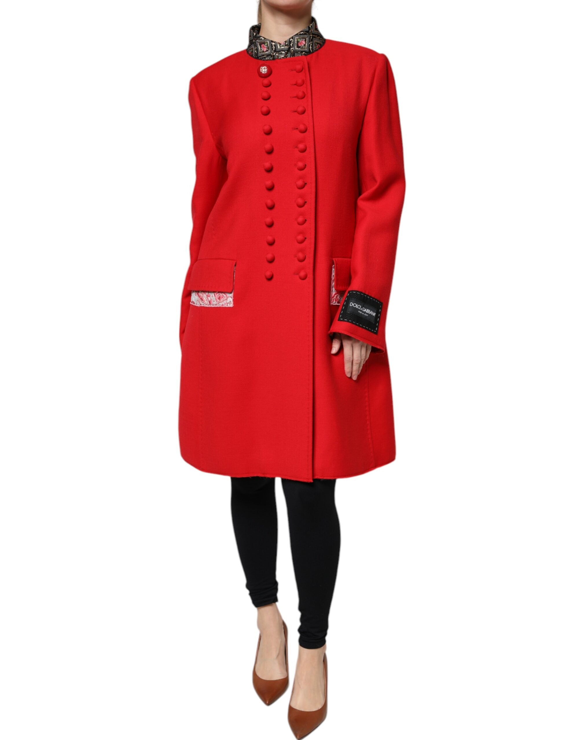 Trench-coat Dolce & Gabbana rouge