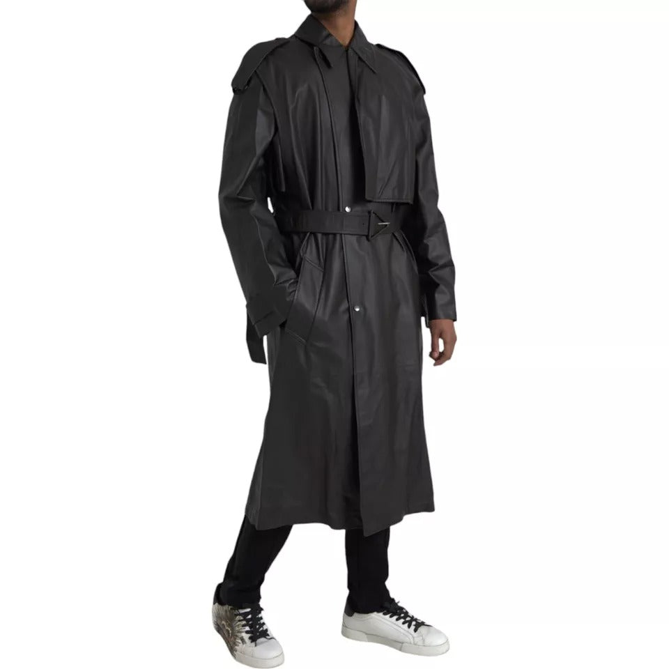 Trench coat Bottega Veneta noir