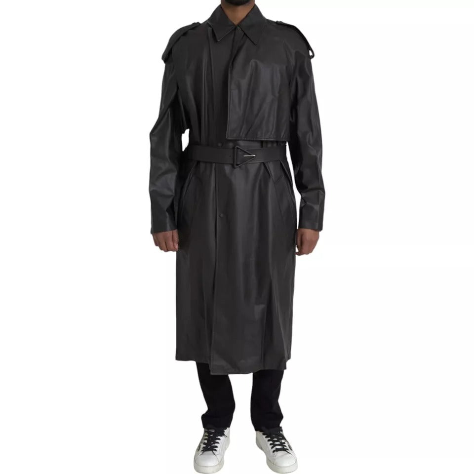Trench coat Bottega Veneta noir