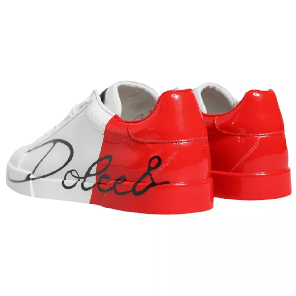Baskets Dolce & Gabbana Portofino blanches rouges